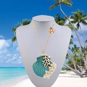 CATCH WAVE SHELL PENDANT NECKLACE